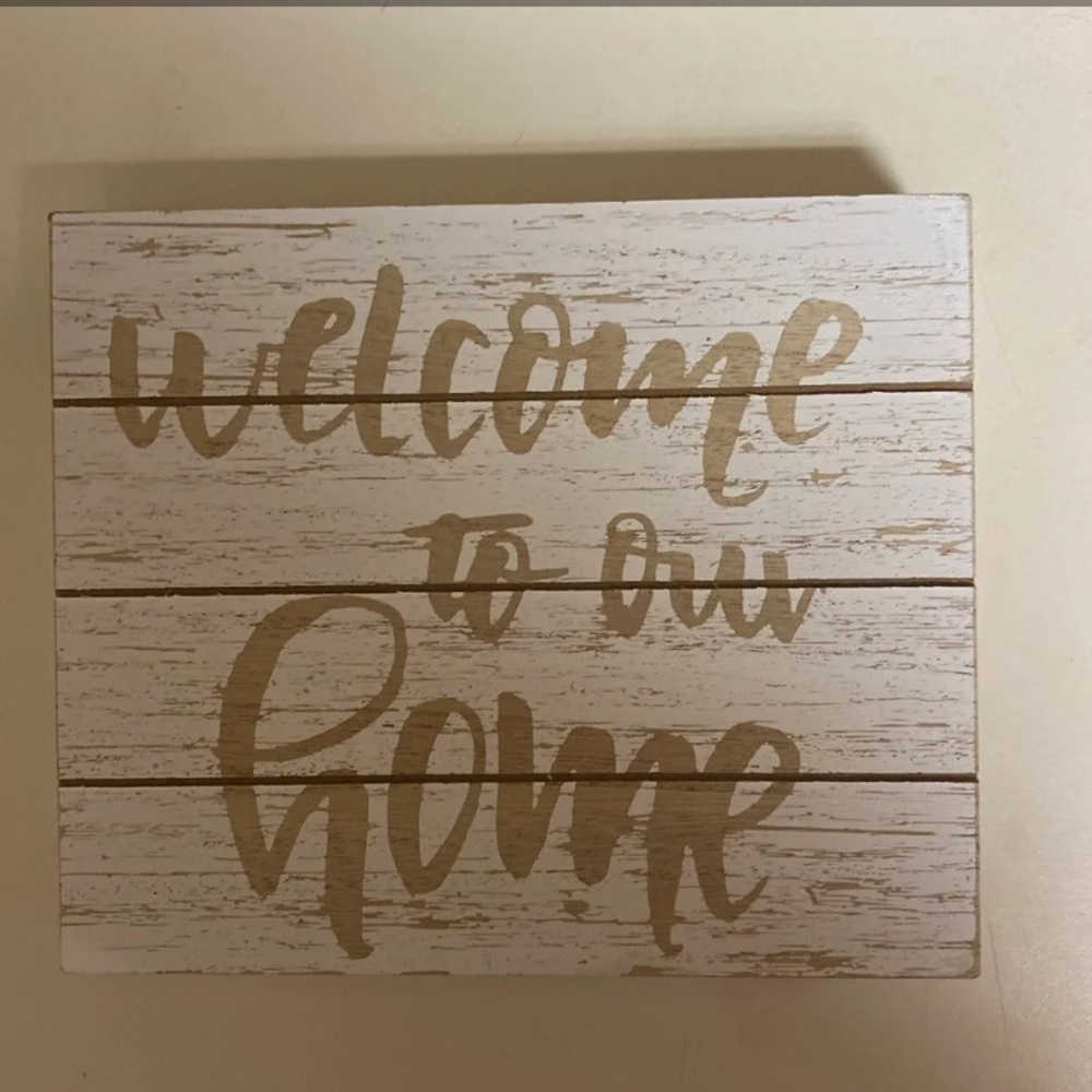 Double sided sign